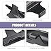 DACIRTY Center Armrest Box Cover Snap, Engineered Plastic Armrest Cover Locking Pin with Spring, OEM #83417-TX4-A01 83417TX4A01 Conversion Kit, Compatible with Honda 2013-2018 (Black)