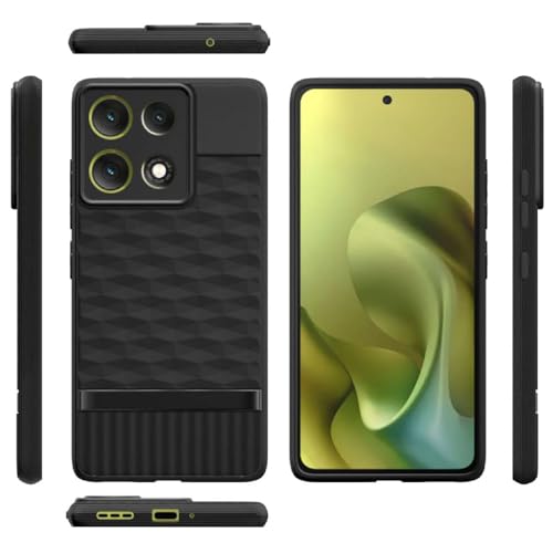 Image of Shockproof Case for Motorola Moto G86 5G / G86 Power 5G | Full Camera Protection | TPU Flexible Back Cover for Motorola Moto G86 5G / G86 Power 5G (Matte Black)