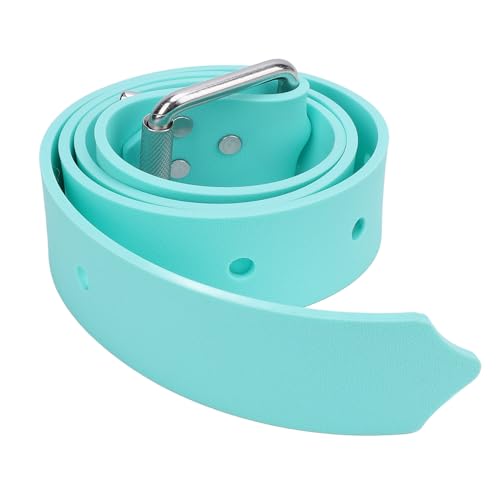 Fuchooky Diving Weight Belt Adjustable Silicone Freediving Weight Belt with Quick Release Buckle for Scuba Diving Spearfishing (Mint Green)