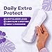 Always Daily Extra Protect Liners, Extra Long Length, Scented Panty Liners, 60 Count