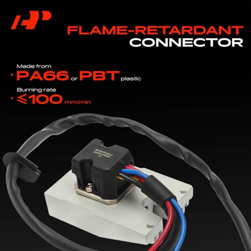 Image of A-Premium Automatic HVAC Blower Motor Resistor Compatible with Mercedes-Benz E320, 300E, 300D, 300CE, E300, 400E, E420, 300TE, 500E, E500