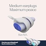 Alpine SleepDeep Multisize - Soft Ear Plugs for Sleeping and Concentration - New 3D Oval Shape and Noise Reducing Gel for Better Attenuation - 27dB - Ideal for Side Sleeper - 2-Pair Reusable: S + M/L - Image 4