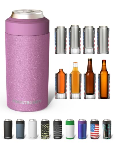 Image of Frost Buddy Universal Can Cooler, Stainless Steel Can Insulator, Aurora