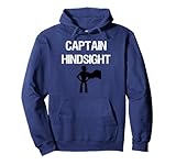 Chemise Captain rétrospective, rétrospective, regardant en arrière, jeu amusant sur la chemise de super héros