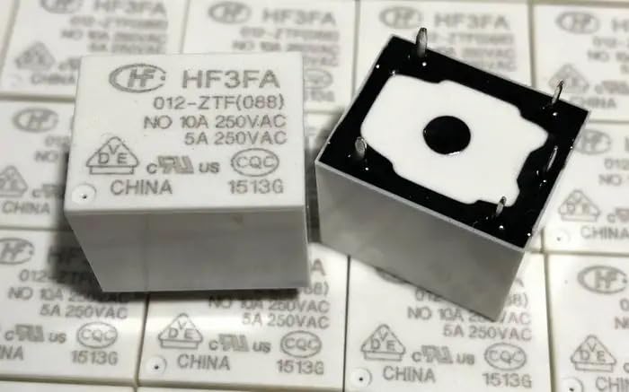 Relais 5 broches HF3FA 024-ZT pour circuit imprimé T73C-10A