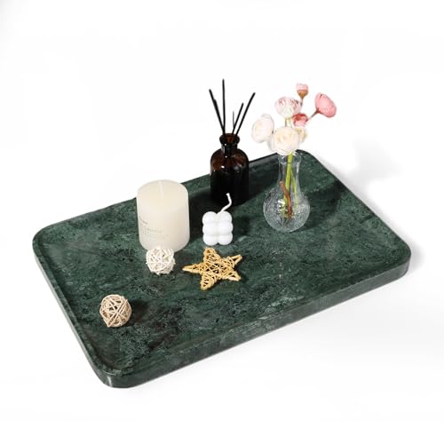 Marble Vanity Tray, 18in Stone for Bathroom Countertop, 17 3/4''