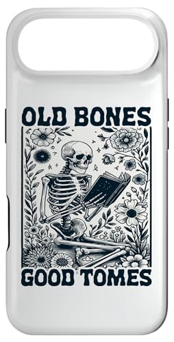 Old Bones Good Tomes Book Lover Bookworm �X�P���g���u�b�N �X�}�z�P�[�X iPhone Air �p