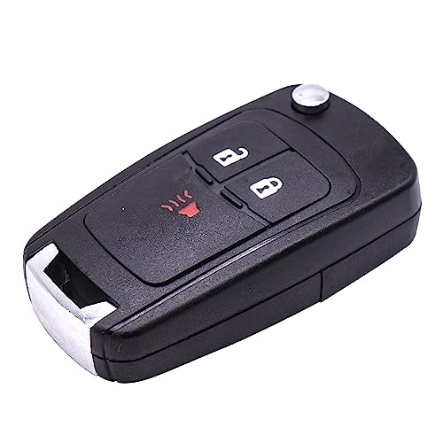 Boîtier télécommande de clé pliante HQRP 3 boutons pour Chevrolet Spark - 2