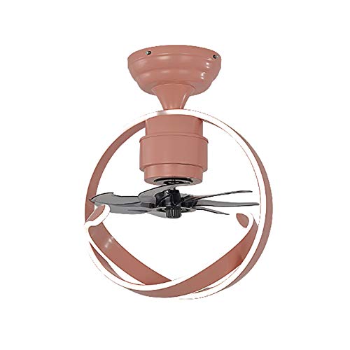 Aily Ventilador Lámpara Colgante,Para Salón Dormitorio,Nórdico Restaurante Hogar Ligero Lujo Led Lámpara De Techo,220v-D