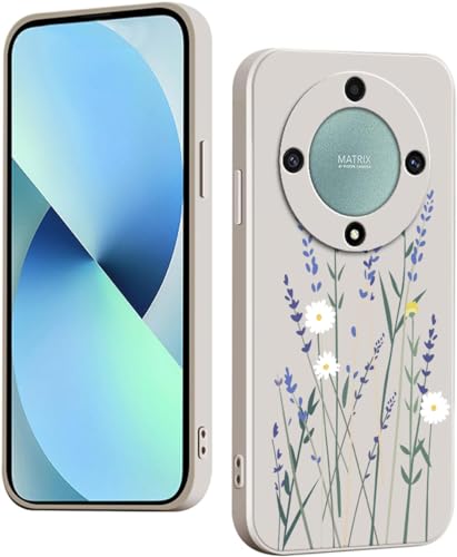 WOKEZ Blommönster Telefonfodral för Honor Magic5 Lite/X9a - Ultratunn