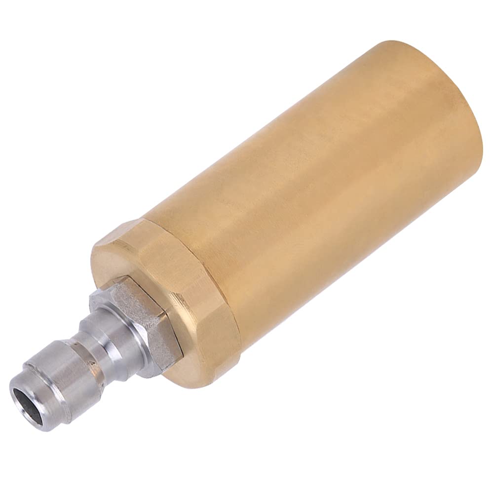 Jelquix Brass Sprinkler Nozzle High Pressure Ceramic 3600PSI for Car Washing 1.2mm/2.0mm (1.2MM Aperture)