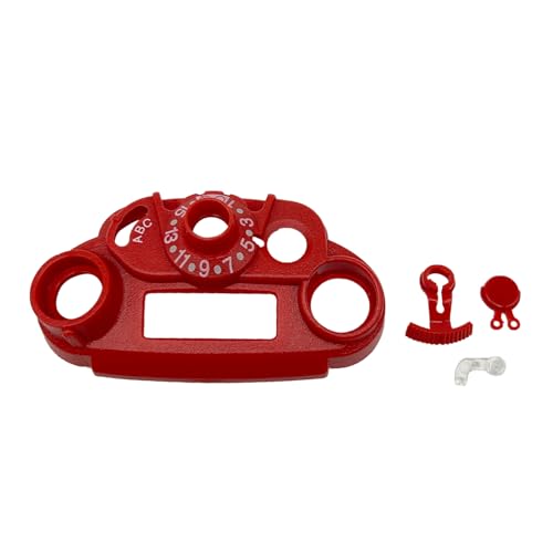 APX6000 APX7000 Radio Bezel Cover Replacement - Red Housing Faceplate for APX 6000/7000 Portable Two-Way Radios (1PC) | High-Visibility Tactical Accessory