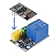 5PCS ESP8266 WiFi Relais Modul mit ESP-01S Relais Adapter Modul für Smart Home Geräte verbinden Lüfter Beleuchter Smart Switch Telefon APP Fernsteuerung Schalter Wireless Transceiver