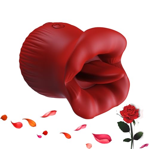 2024 Upgraded Shape Roses 10 Modes Toy Function Handheld Tool Travel Easy Cleaning Birthday Party Gift Red 25Z7058