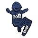 Baby Kleidung Set Baby Boys Hoodie Kleidung Long Sleeve Letter Print Top + Pants