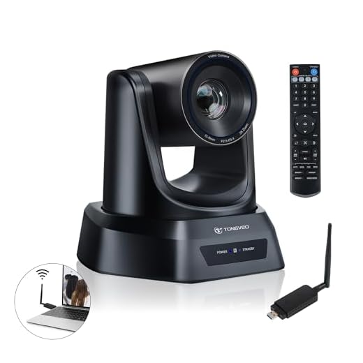 TONGVEO Wireless AI PTZ Conference Camera