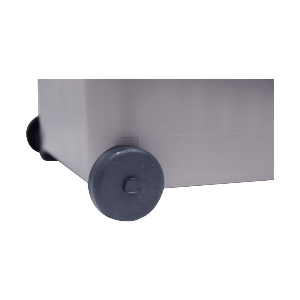 Bellota 58003 - Bac de nettoyage professionnel pour travaux de carrelage - Seau avec roues et 3 rouleaux égoutteurs