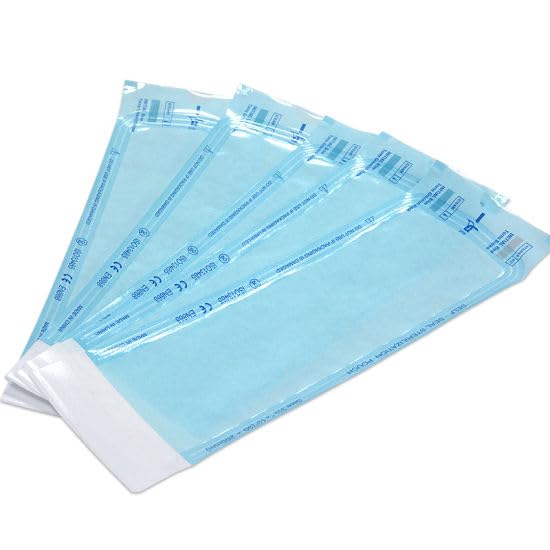 Sterilization Pouch, Paper, Heat-Seal, 7.5" x 13", 200/pk, 5 pk/cs (Continental US Only)