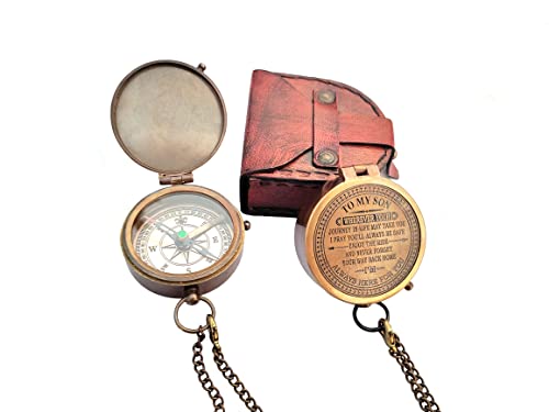 Brújula Be Blessed con Estuche de Cuero miniatura 7