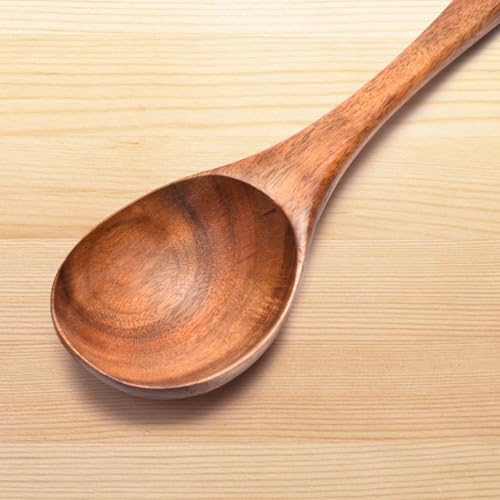 Zenxylo Wooden Spoons for Cooking & Cooking Spatula Turner Set, Premium Teak Wooden Cooking Utensils Set, Wooden Mixing Spoon - image 6