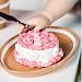 Bakery Collection 18" Doll Yummy Pink & White Party Cake with Authentic Bakery Box. Perfectly Sized for 18" American Girl Doll Furniture, Pastry Bake Shop & Play Food Accessories