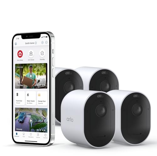 Arlo Pro 5 2K Spotlight Wireless Camera (4 Pack)