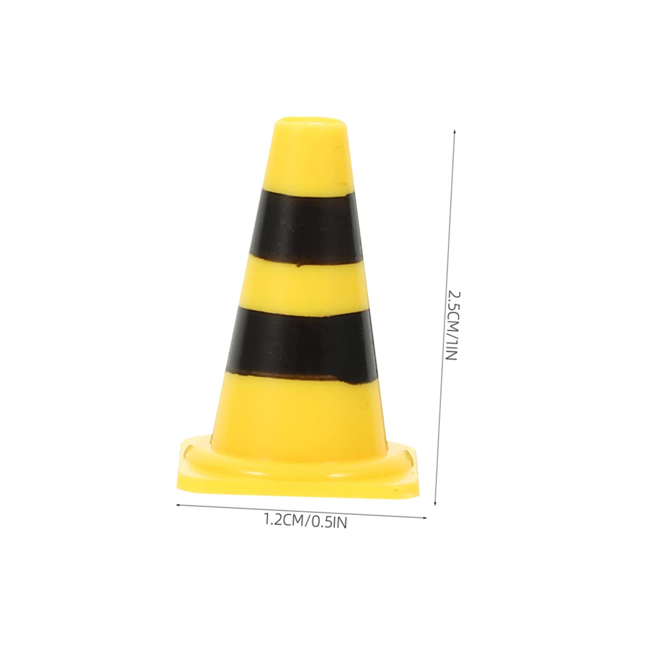 BESPORTBLE 24pcs Educational Traffic Cones for Ages Road Fences for Motor Skills Development and Traffic Knowledge Learning Play Props