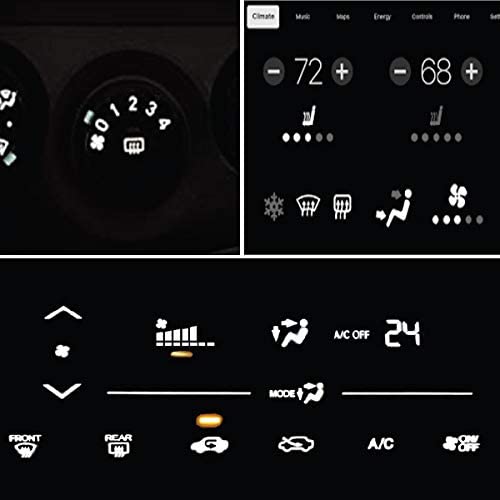 Britelites Jtech 10 X T4 / T4.2 Neo Wedge 2 Smd Led White Car Dashboard Instrument Cluster Panel, A/C Climate Control Hvac Switch Light Bulb #TOP3