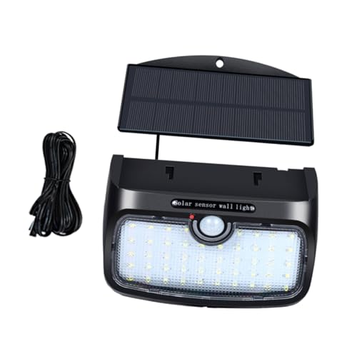 Lampe murale solaire étanche lot de 2 projecteurs LED extérieurs pour jardin et terrasse
