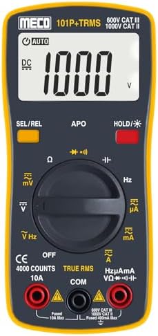 MECO 101B+ Digital Multimeter Pocket Size, Battery Powered