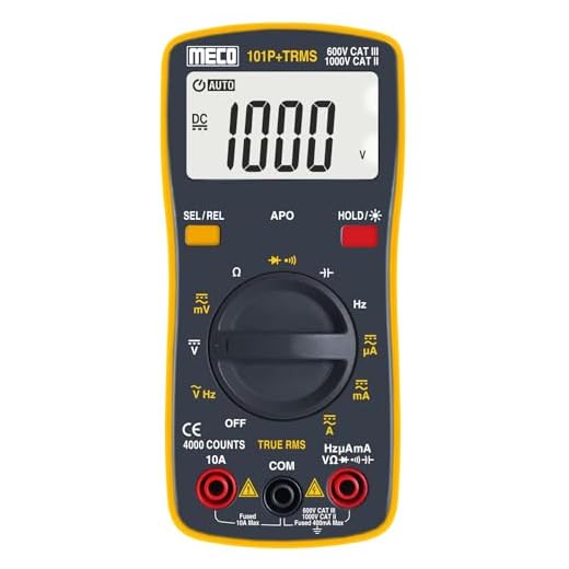MECO 101B+ Digital Multimeter Pocket Size, Battery Powered