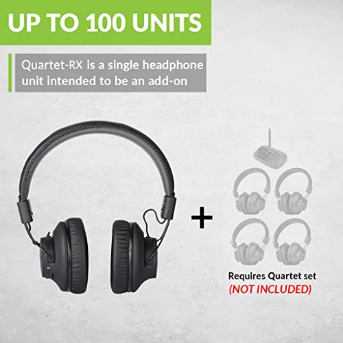 Avantree Addieren-on 2.4G RF Kabellose Kopfhörer (Audition) Mehrfaches Abhörsystem Kompatibel mit[Quartet, Audiplex… - Image 3
