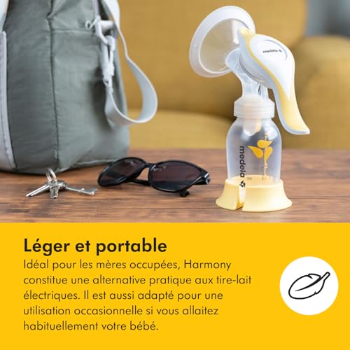 Tire-lait manuel Medela Harmony avec technologie 2-Phase Expression Flex - 5