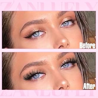 Lash Clusters Wispy Eyelash Clusters Natural C-Curly DIY Lash Extension zanlufly 180Pcs Thin Band Individual Lashes Eyelash Extensions (8-16MM)