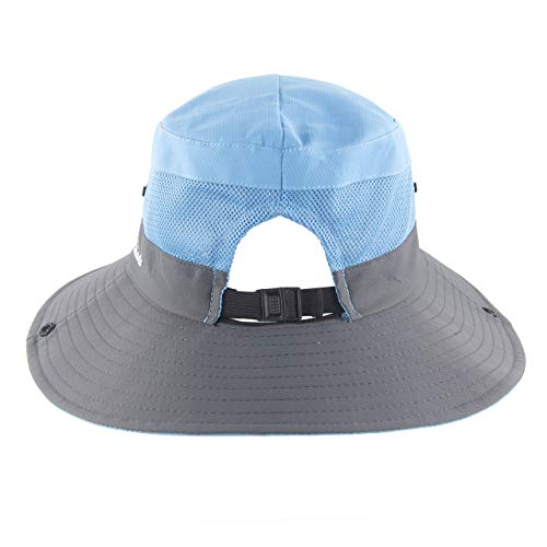 Sombrero tipo bucket unisex con agujero para coleta miniatura 4