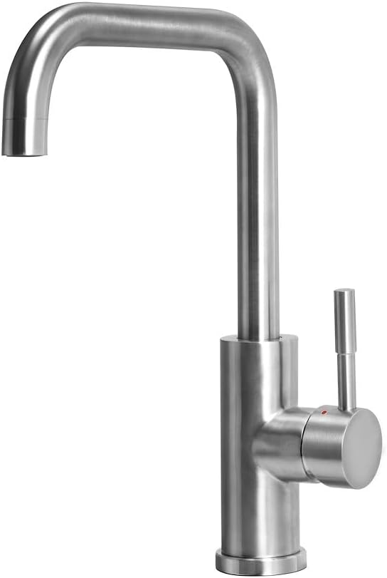 RV Kitchen Faucet Squared-Arc Brushed Satin Nickel - FMK533LKSN
