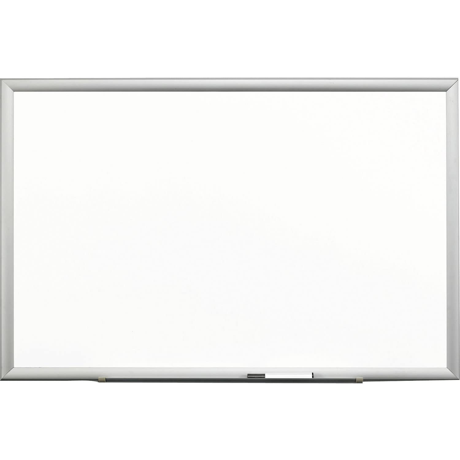 3M Porcelain Dry Erase Boards, Widescreen, 72 x 48, White Surface, Aluminum Frame