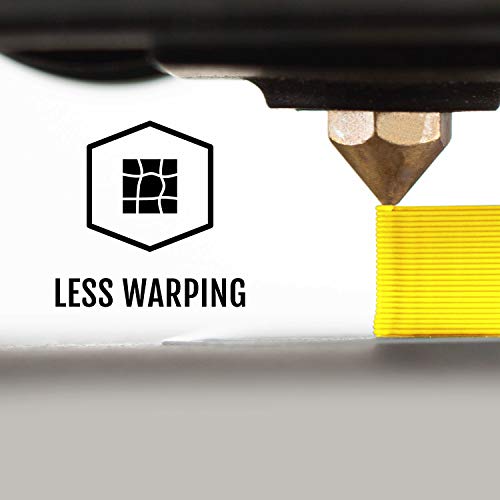 Image of HATCHBOX 3D PLA-1KG1.75-YLW PLA 3D Printer Filament, Dimensional Accuracy + /- 0.05 mm, 1 kg Spool, 1.75 mm, Yellow