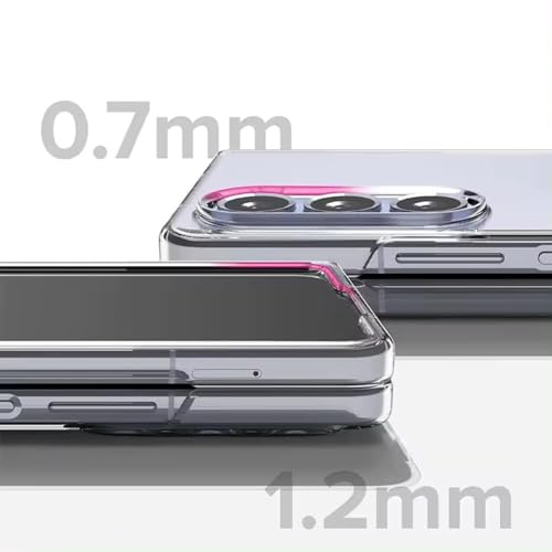 Image of TechTrendz Hard PC Slim Fit Transparent Protective Phone Case Cover for Samsung Galaxy Z Fold 6 / Fold 6 5G - Clear