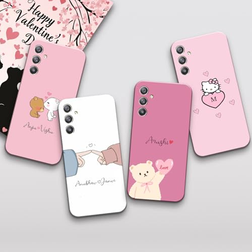 Image of COLORflow Back Cover Compatible with Samsung Galaxy A34 5G | Vibe Valentine Love Customized Back Cover Compatible with Samsung Galaxy A34 5G