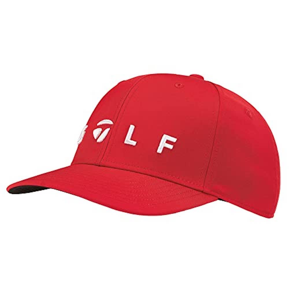 TaylorMade Men's TM Golf Logo Cap, Red, One Size