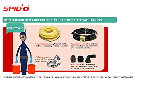 Pompe vide cave Spid'O ECOP 115 eaux chargées 12 m3/h - 3