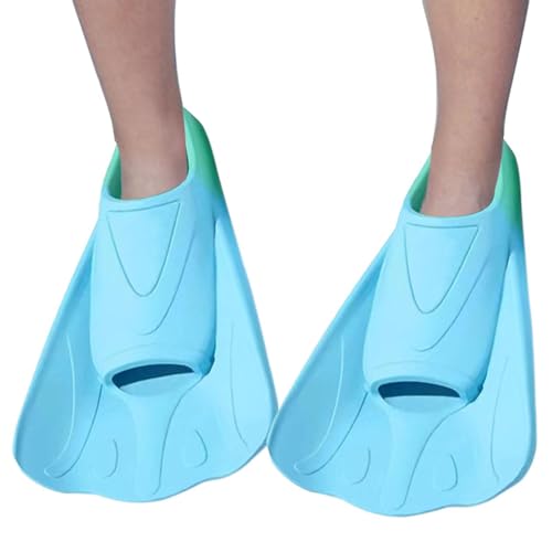 Palmes de natation courtes en silicone entraînement adultes sports nautiques