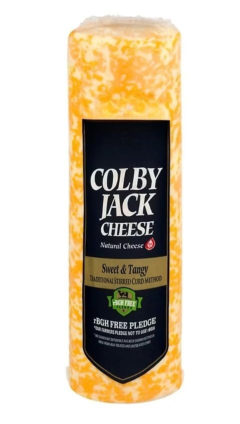 Colby Jack Cheese, Standard Cut, Proudly offering a variety of artisan cheeses, crafted in small-batches, master cheese makers. [ 16 oz, 1 lb ]