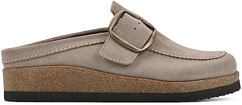 WHITE MOUNTAIN Women's Shoes Bueno Mule, Taupe/Suede, 9 M | Image 2