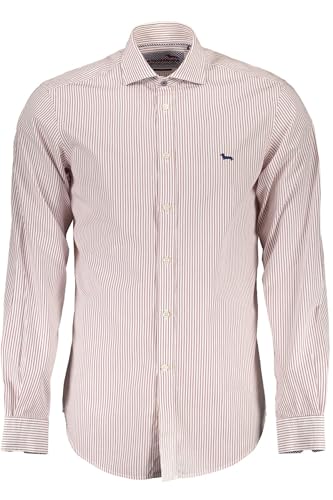 Harmont & Blaine Camisa de algodón morado para hombre, Púrpura, X-Large