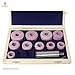 Black & Decker Valve Seat Pink Grinding Wheels Set 10 Pcs with Stone Holder Hex Drive Thread 9/16