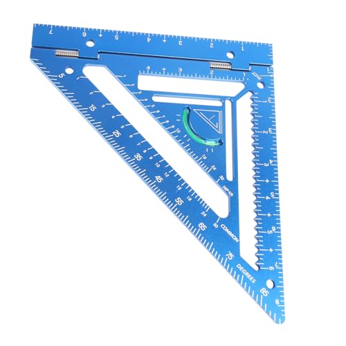 Escuadra de tejas profesional de aluminio para carpintería miniatura 2