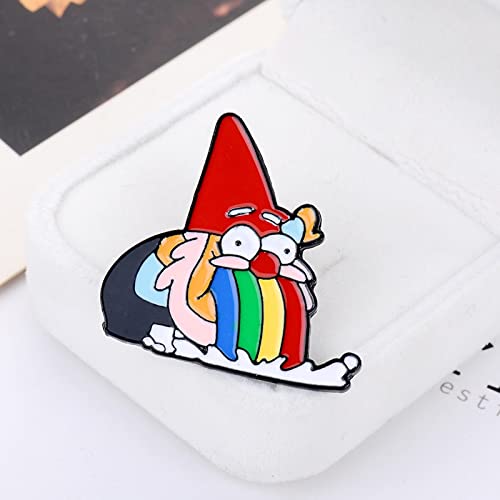 Image of Cute Enamel Pins Cartoon Lapel Pin Brooch Badge for Backpack Jackets Funny Tiger Pins for Gift Anime Enamel Pin for Clothing Hat Decoration