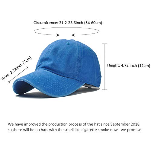 Image of HH HOFNEN Baseball Cap Washed Cotton Unstructured Vintage Hat for Men Women